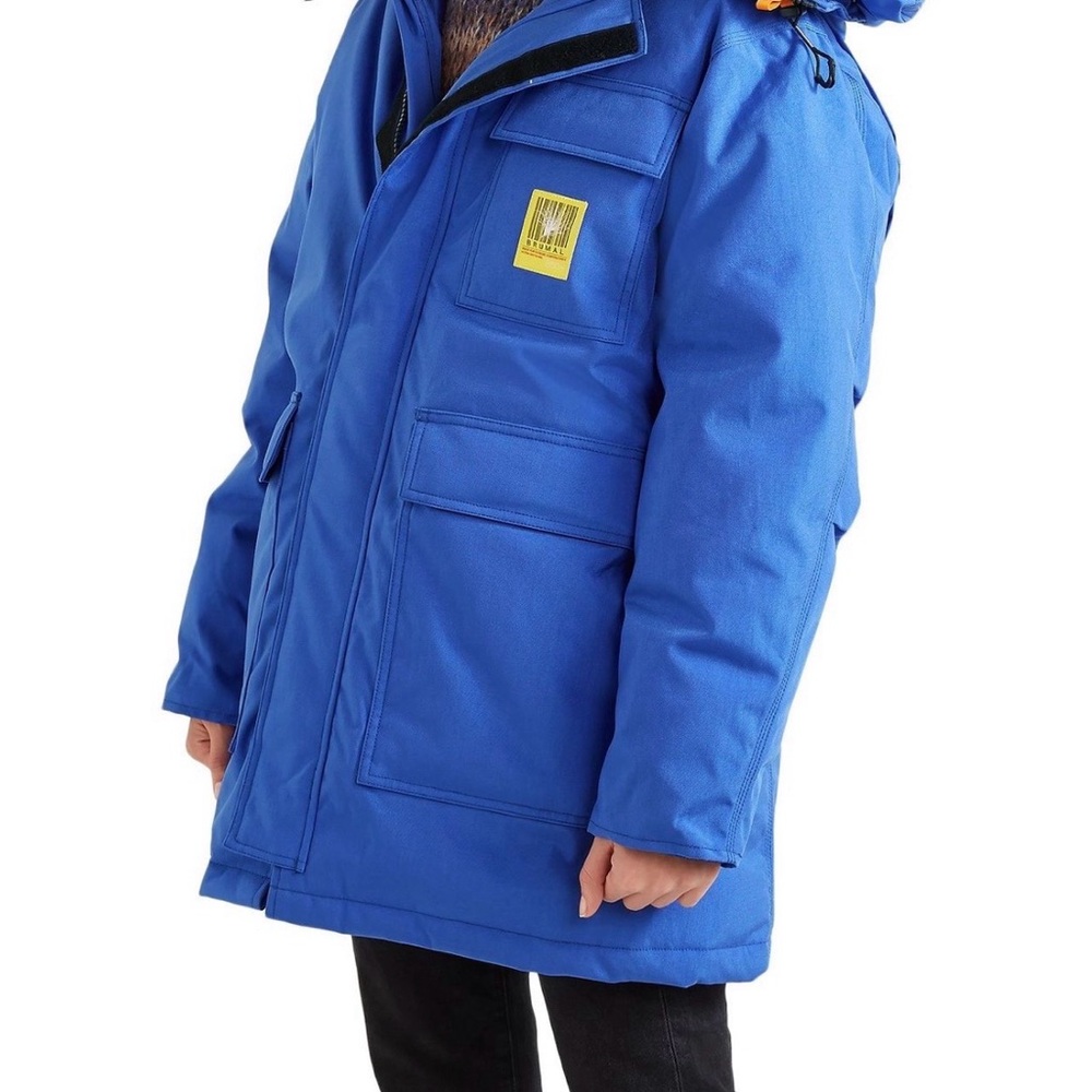 R13 Electric Blue Puffer Coat